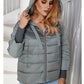 Women's Autumn coat Outwear trend Jacket Short Parkas Padded casual Warm Plus size Jacket