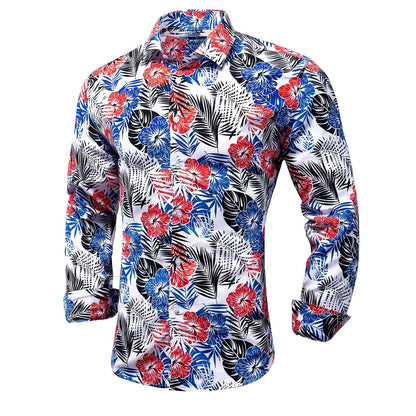 Men's Shirts Paisley Floral Silk Gold Long Sleeve Business Party Wedding Dress Shirts The Clothing Company Sydney