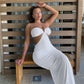 Summer Spaghetti Strap Halter Backless Maxi Dress Elegant Bandage Sleeveless Club Party Dresses Bodycon Dress The Clothing Company Sydney