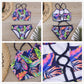 2 Piece Kids Swimwear Swimsuit Print Girls Kid Bikini Set 5-14 Years Children Bandage Swimming Suit Beachwear The Clothing Company Sydney