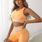 Yoga Set Sport Bra and Shorts fluorescent Gym Set 2 Piece GYM Workout Sportwear Padded Vest Fitness Suit The Clothing Company Sydney