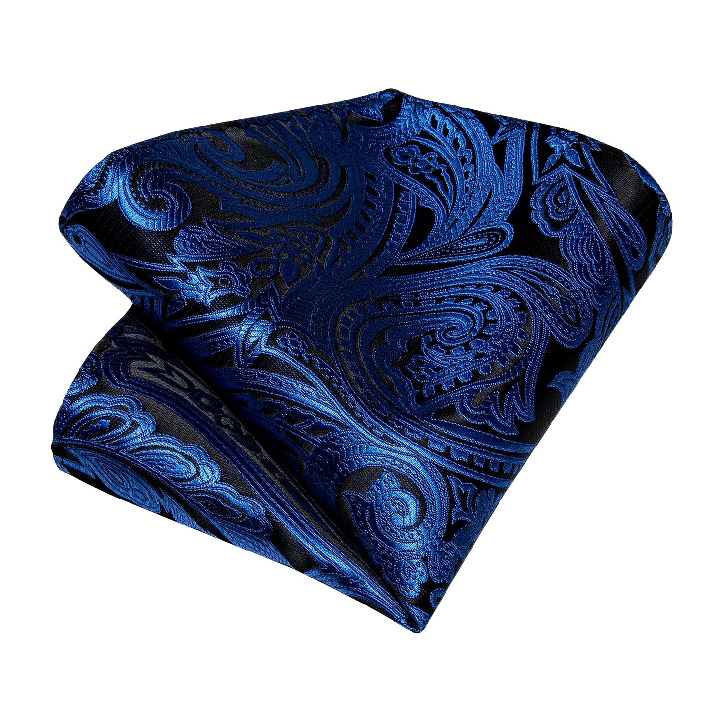 4 Piece Paisley Neck Ties 8cm Wide Silk Tie Pocket Square Cufflinks Brooch Christmas Gift Sets For Men