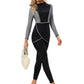 3 Piece Long Sleeve solid black Full Body  Swimwear Women's Swimsuit The Clothing Company Sydney