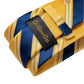 Men's Tie Luxury Yellow Blue Striped Paisley Plaid Silk Wedding Tie For Men's Designer Hanky Cufflinks Gift Tie Set The Clothing Company Sydney