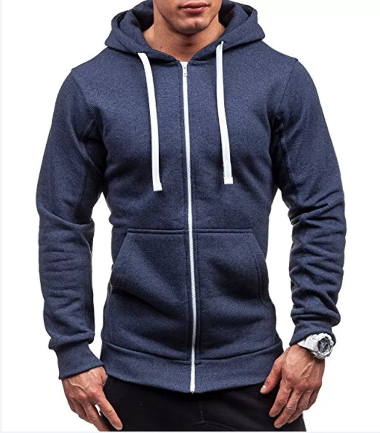 Men's Hooded Sweatshirts Zipper Hoodie Men Sweatshirt Solid Colour Sweatshirts For Male Sweatshirts The Clothing Company Sydney