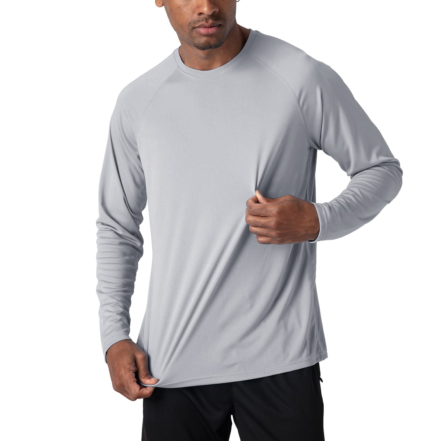 Men's Sun Protection T-shirts Summer UPF 50+ Long Sleeve Performance Quick Dry Breathable Hiking Fish T-shirt The Clothing Company Sydney