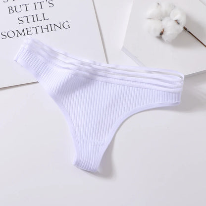 3 Pack Set Women's Panties Underwear Solid Colour Intimate Lingerie Panties Briefs G-string Panties Underwear The Clothing Company Sydney