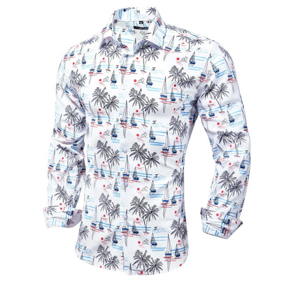Men's Shirts Paisley Floral Silk Gold Long Sleeve Business Party Wedding Dress Shirts The Clothing Company Sydney