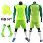 Kids Adult Goalkeeper Uniforms Suit Football Jerseys Men Boys Girls Women Long Sleeve Soccer Jerseys Set with socks+Shin guards The Clothing Company Sydney