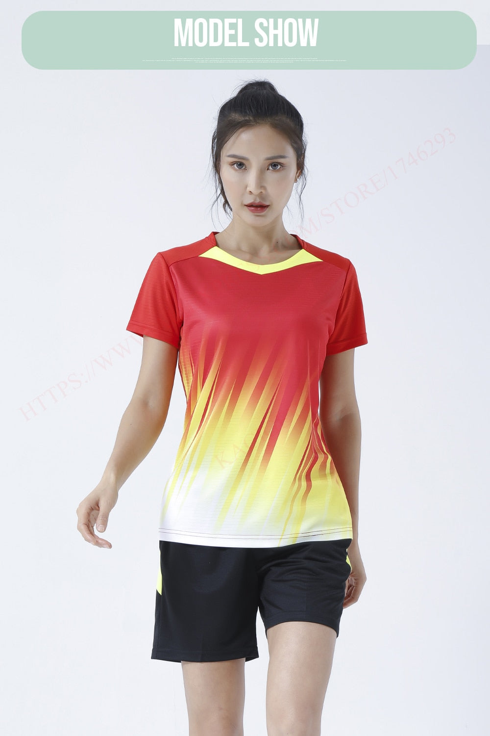 2 Piece Tennis Badminton Shirt Shorts Team Sportswear Uniforms Women Running Training Fitness Exercise Breathable Table Tennis Volleyball Sets The Clothing Company Sydney