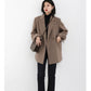 Women's Wool Blend Coat Solid Mid Long Woollen Blazer Thick Warm Blouse Overcoat Office Autumn Winter Jacket