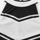 2 Piece Cheerleader Costume Women Adult Cheerleading Uniform Dancing Outfit Sleeveless Crop Top with Mini Pleated Skirt The Clothing Company Sydney