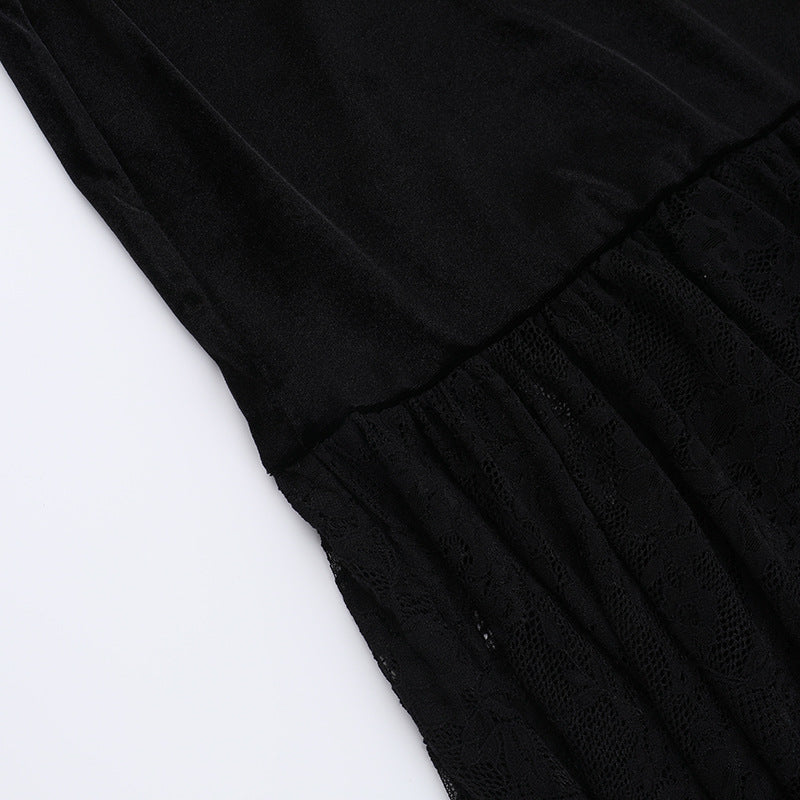 Women's Halloween Costume Batwing Sleeve Black Gothic Dress The Clothing Company Sydney