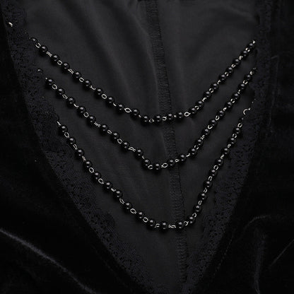 Women's Halloween Costume Batwing Sleeve Black Gothic Dress The Clothing Company Sydney