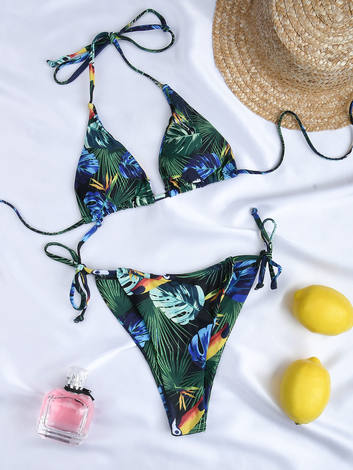 Women Swimsuit Push Up Bra Thong Bathing Suit Lace Up Triangle Bikini Set Beachwear Three Piece Suit The Clothing Company Sydney