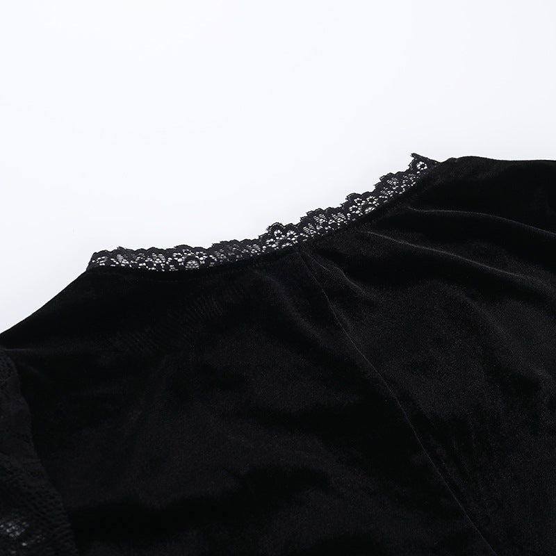 Women's Halloween Costume Batwing Sleeve Black Gothic Dress The Clothing Company Sydney