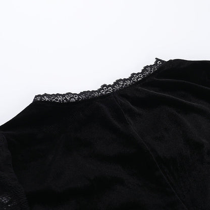 Women's Halloween Costume Batwing Sleeve Black Gothic Dress The Clothing Company Sydney