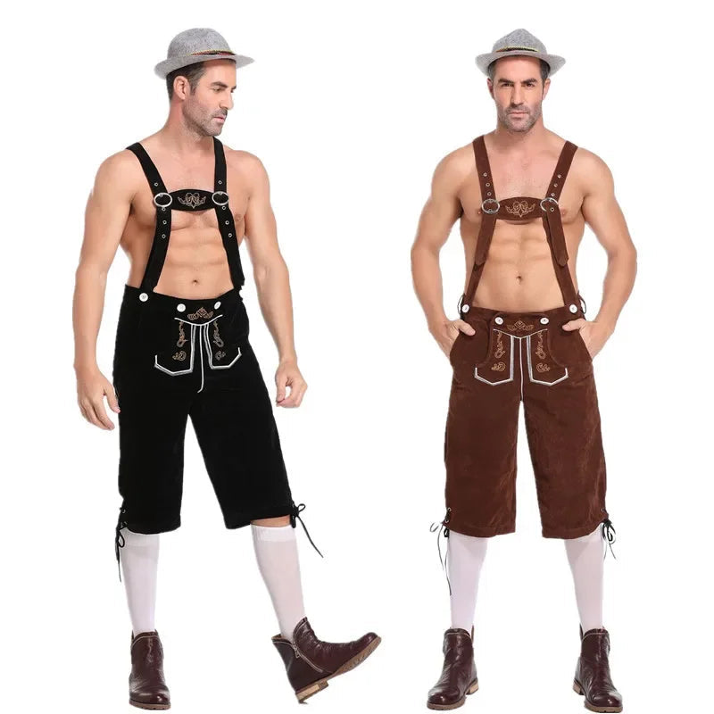 Men's Oktoberfest Overalls Clothing German Bavarian Munich Oktoberfest Costume Outfit The Clothing Company Sydney