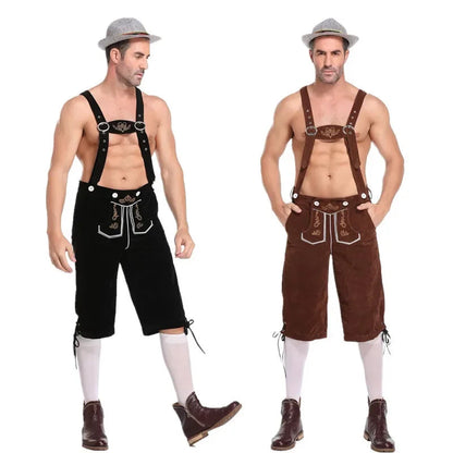 Men's Oktoberfest Overalls Clothing German Bavarian Munich Oktoberfest Costume Outfit The Clothing Company Sydney