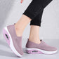 Summer Women's Fashion Vulcanized Sneakers Platform Solid Colour Flat Ladies Shoes Casual Breathable Wedges Ladies Walking Sneakers The Clothing Company Sydney