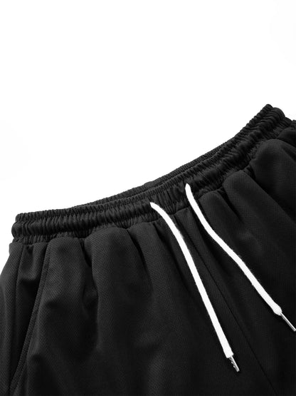 2 in 1 Summer Men's Sports Elastic Waist Basketball Training Shorts Fitness Running Breathable Quick Dry Sportswear Bottoms