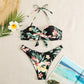 Bikini Swimsuit Women Swimwear Solid Push Up Bikinis Set High Waist Thong Bathing Suit Two Pieces Swimming Suits Female The Clothing Company Sydney