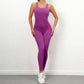 One Piece Backless Bodycon Scrunch Jumpsuit Women Dance Fitness Overalls Push Up Sleeveless Yoga Sport Jump Suit The Clothing Company Sydney