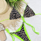 2 Piece Leopard Micro Bikini Swimsuit Swimwear Thong Bikinis Sets Brazilian Halter Beach Wear Bathing Suits The Clothing Company Sydney