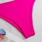 2 Piece High Waist Swimsuit Padded Swimwear Bathers Bathing Swimming Summer Beachwear Bikini Set