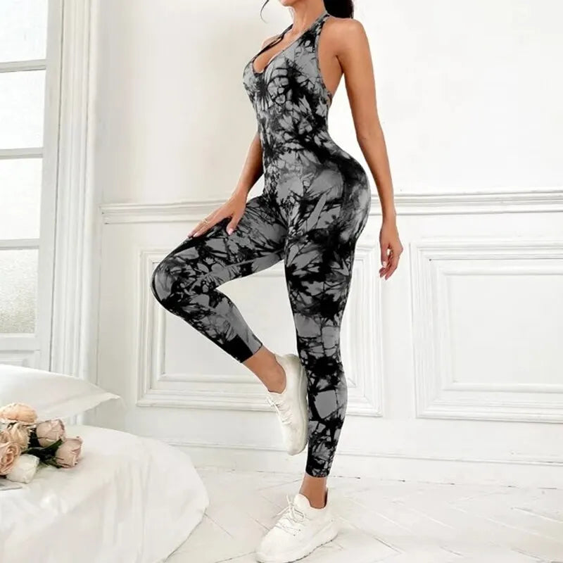 Backless Sling Women Gym Yoga Running Casual Fitness Sporty Playsuit Sleeveless Slim Activewear All In One Jumpsuit Clothing Activewear The Clothing Company Sydney