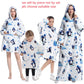 Family Hoodie Blanket for Winter Large Oversize Hoodie for Adult and Child Wearable Hooded Blanket The Clothing Company Sydney