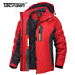 Winter Ski Jackets Womens Hiking Trekking Thicken Fleece Snow Jacket Outdoor Warm Windproof Windbreaker Outwear Parka