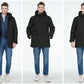 Men's parka jacket windproof warm outerwear Thicken puffer coat for winter