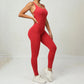 One Piece Backless Bodycon Scrunch Jumpsuit Women Dance Fitness Overalls Push Up Sleeveless Yoga Sport Jump Suit The Clothing Company Sydney