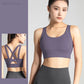 Sports Bra for Women Criss-Cross Back Padded Sports Yoga Bra with Removable Cups Gym Bra Top The Clothing Company Sydney