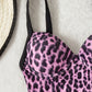 One Piece Leopard Swimsuit Women Swimwear Push Up Bathing Swimming Suit Summer Beachwear The Clothing Company Sydney