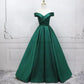 Elegant Formal Boat Neck Satin Wedding Bridesmaid Maxi Long Prom Evening Cocktail Party Summer Dresses