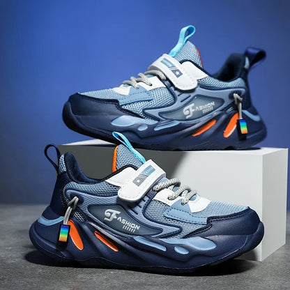 Kids Children Boys Mesh Sports Running Shoes Breathable Non-slip For Girls Casual Running Walking Sneakers