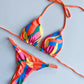 2 Piece Halter Micro Bikini Thong Swimsuit Women's Swimwear Bandage Brazilian Bathing Suit