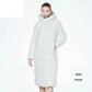 Maxi Long quilted coat elegant thick cotton jacket winter women's Outerwear with hood The Clothing Company Sydney