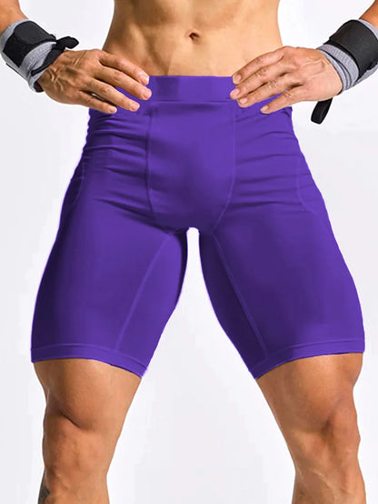Men's Bodybuilding Shorts Gym Running Leggings Male Joggings Elastic Compressions Sweatpant Football Basketball Tights Shorts