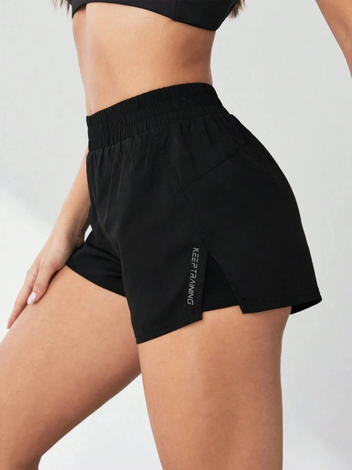 Women's Two Piece Gym Yoga Running Fitness Tennis Casual Basic Sports Shorts