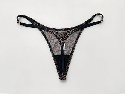 Ice Slik Low Waist G String Printed Womens Panties Sexy Briefs Thong T-back Underwear Female Lingerie The Clothing Company Sydney