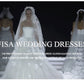 Lace Long Sleeves Bridal Gown Illusion Back Sweetheart Tulle A Line Wedding Dress