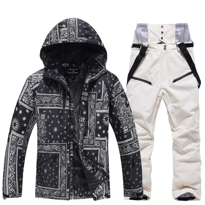 2 Piece Jacket Pants Ski Suit Sets Waterproof Snow Costume Ski Jacket and Pant Set Outdoor Clothing Snowboarding Set The Clothing Company Sydney