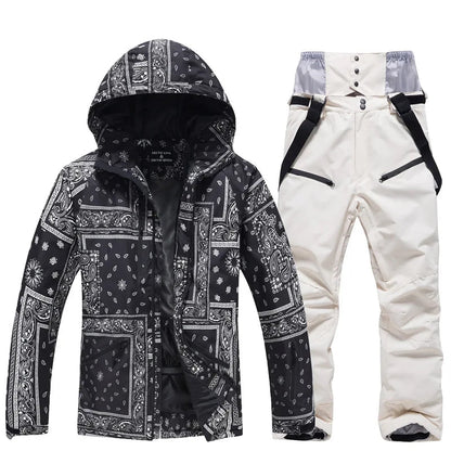 2 Piece Jacket Pants Ski Suit Sets Waterproof Snow Costume Ski Jacket and Pant Set Outdoor Clothing Snowboarding Set The Clothing Company Sydney