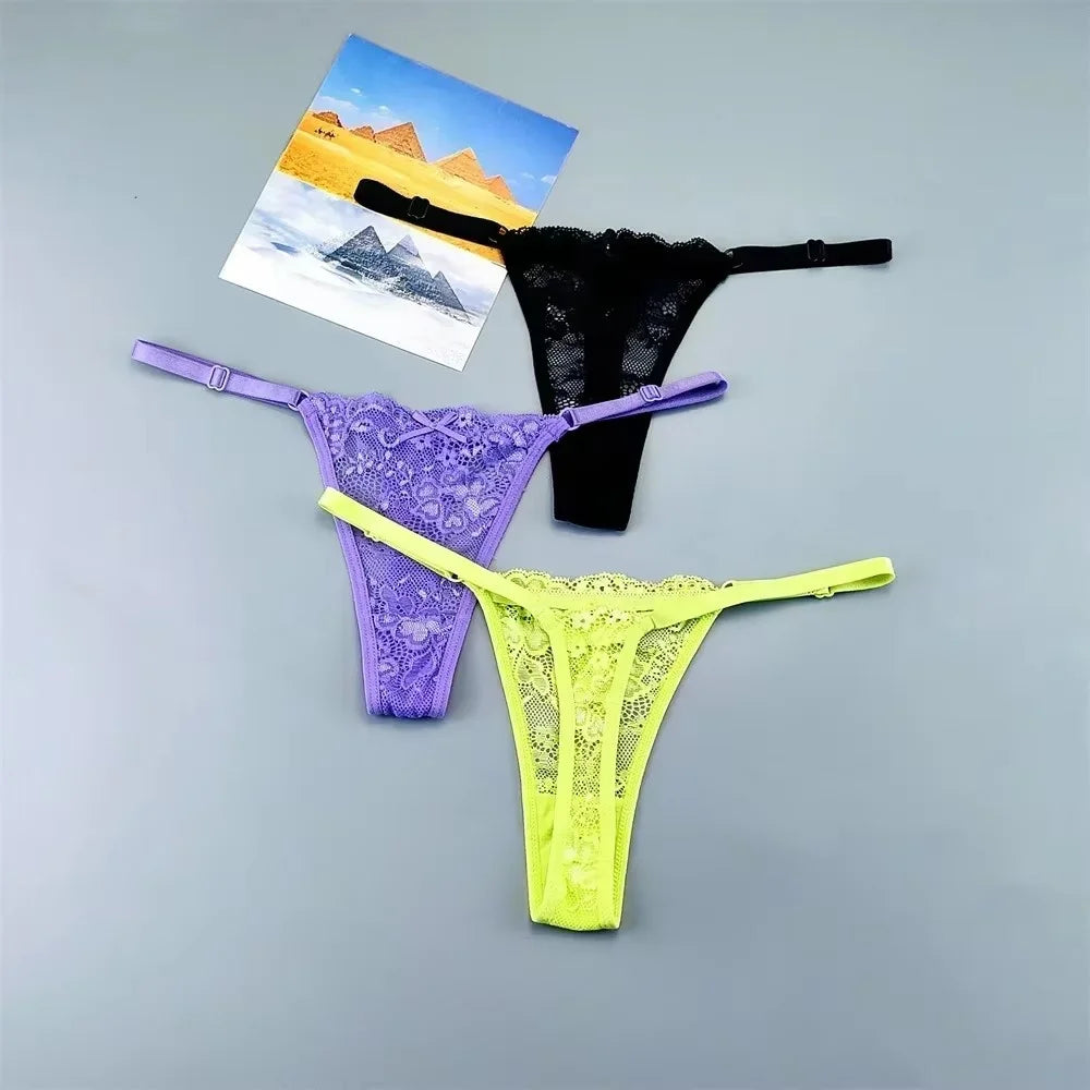 3 Pack Thongs Underwear Lace G-String Panties Low Waist Plus Size Briefs The Clothing Company Sydney