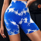 Tie Dye Yoga Shorts Marble Gym Shorts Women Push Up Sports Shorts Fitness Tights Breathable High Waist Booty Shorts The Clothing Company Sydney