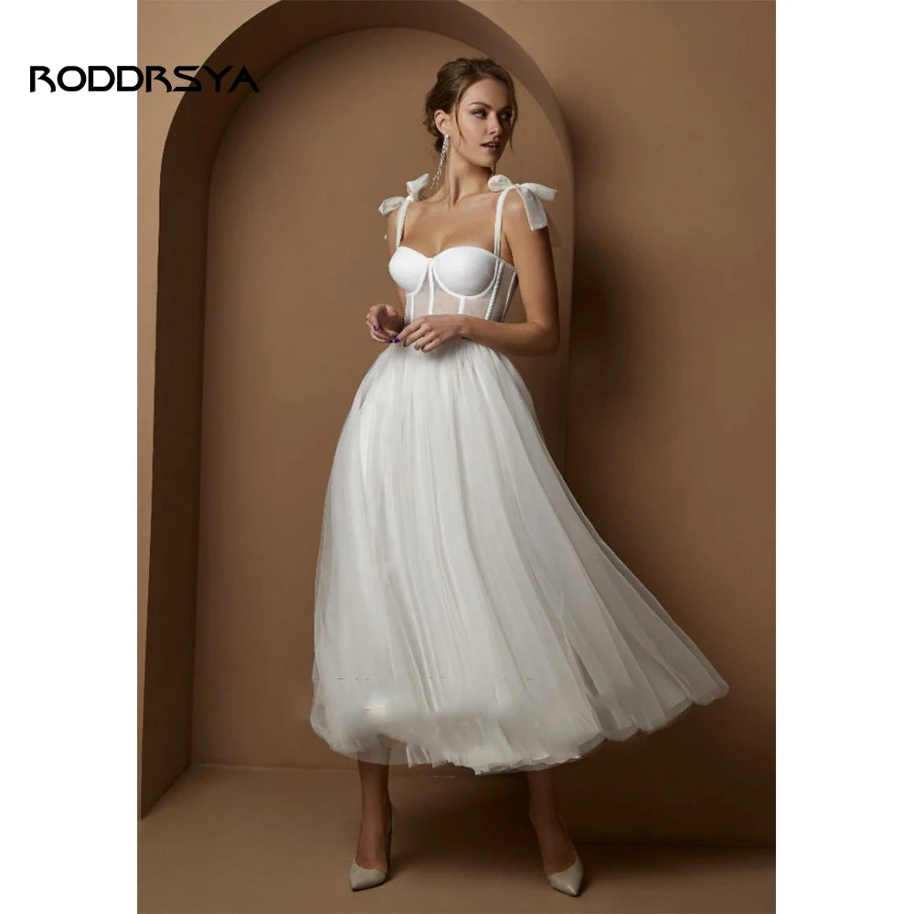 Short Wedding Spaghetti Strap Sweetheart A Line Ankle Length Bridal Gowns Custom Made Dress The Clothing Company Sydney