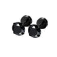 3-8mm Small Black Silver Colour Earrings Stone CZ Crystal Ear Studs Surgical Steel Cubic Unisex Accessories